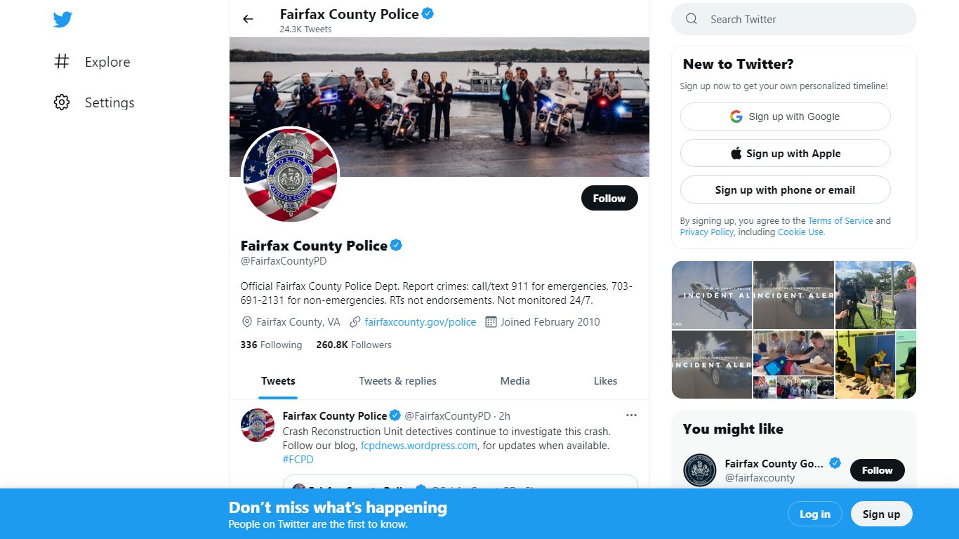 Fairfax County Police (@FairfaxCountyPD) / Twitter